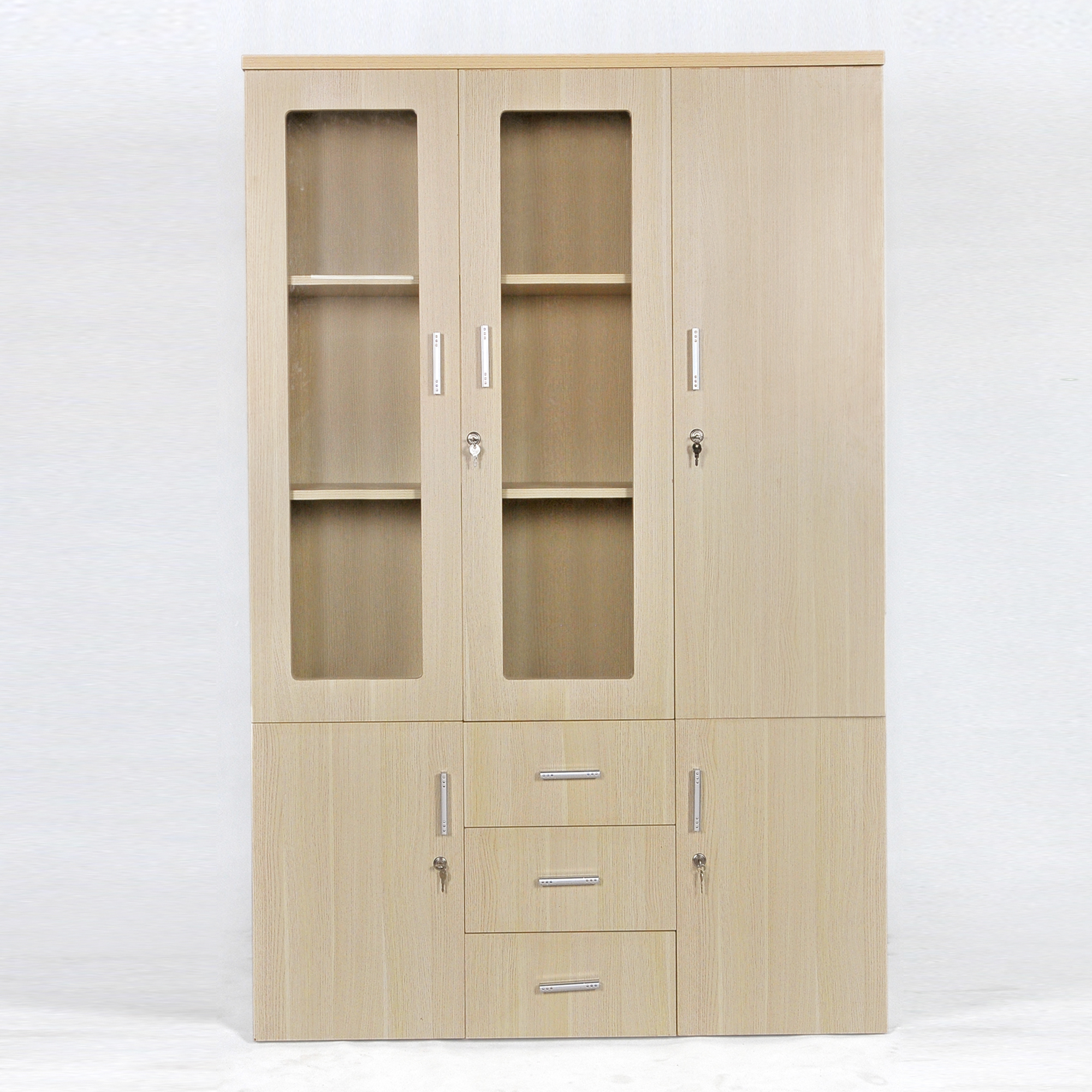 Thanh lý Tủ sắt 80cm*1m15 thấp 2 cánh cũ - Hàng Thanh Lý 436