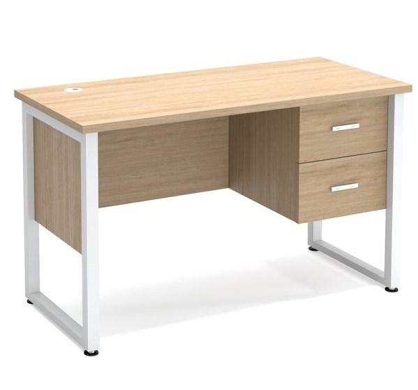 Bàn khung sắt có hộc tủ BS26