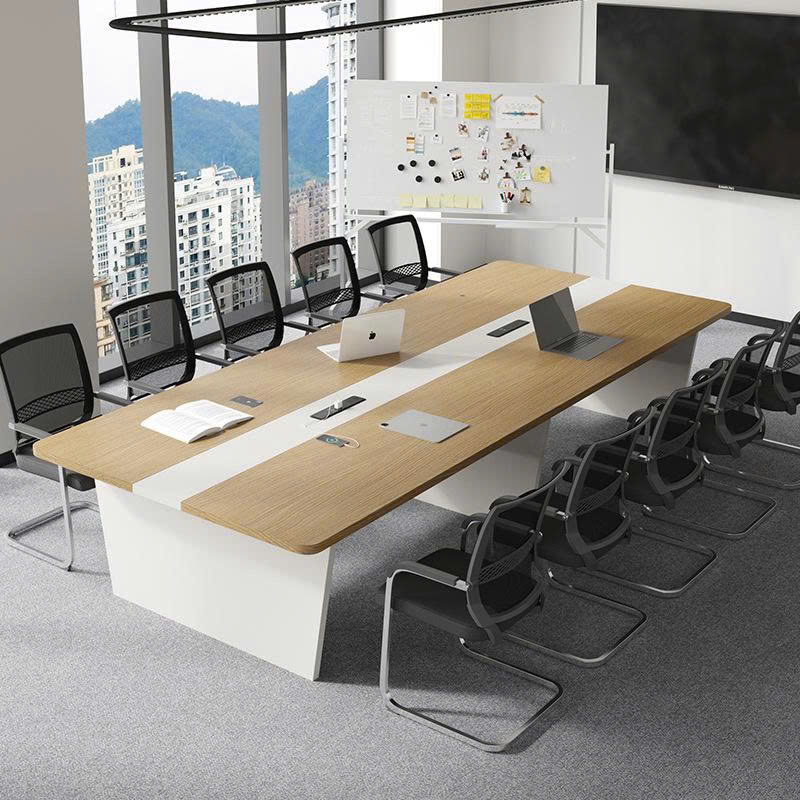 Bàn họp chân gỗ BHG2