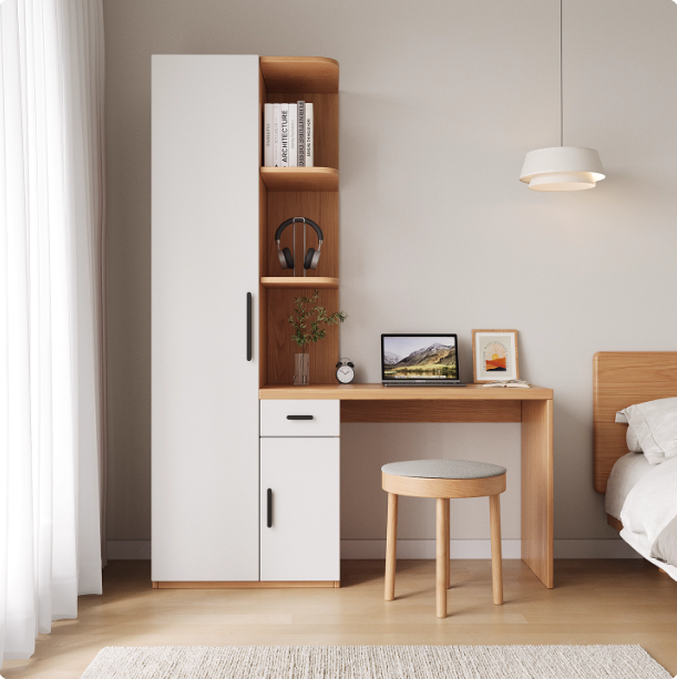 Bàn làm việc có giá sách Home11