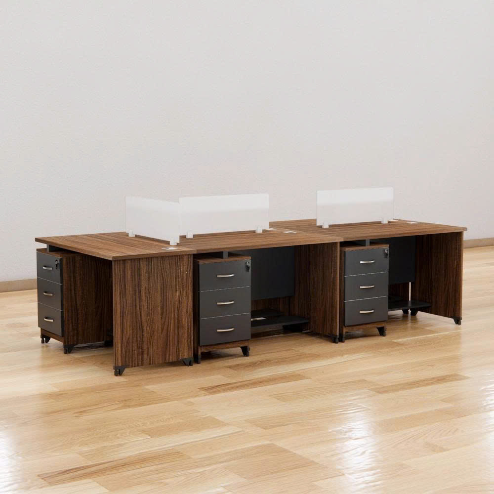 Cụm bàn làm việc 5 chỗ ngồi CB6BS4