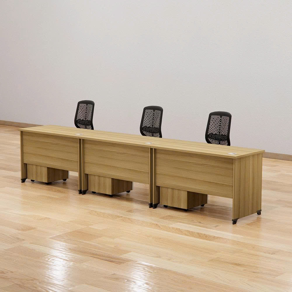 Cụm bàn làm việc 3 chỗ ngồi CB2