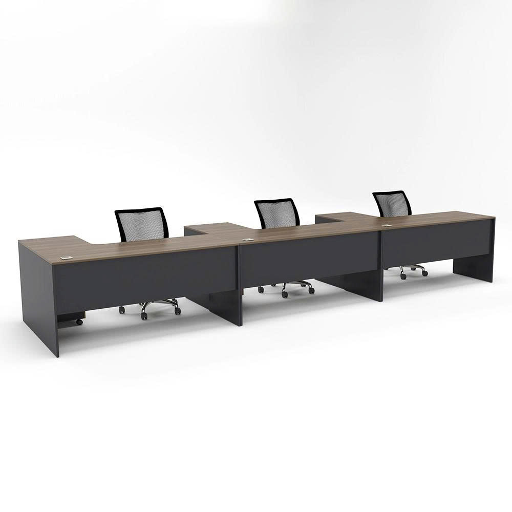 	Cụm bàn chữ L 3 người CBL03