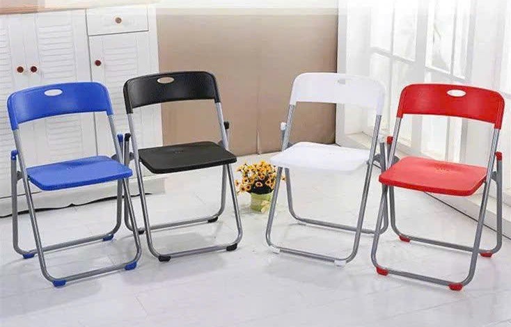 Ghế xếp chân sắt sơn tĩnh điện nhựa GX07