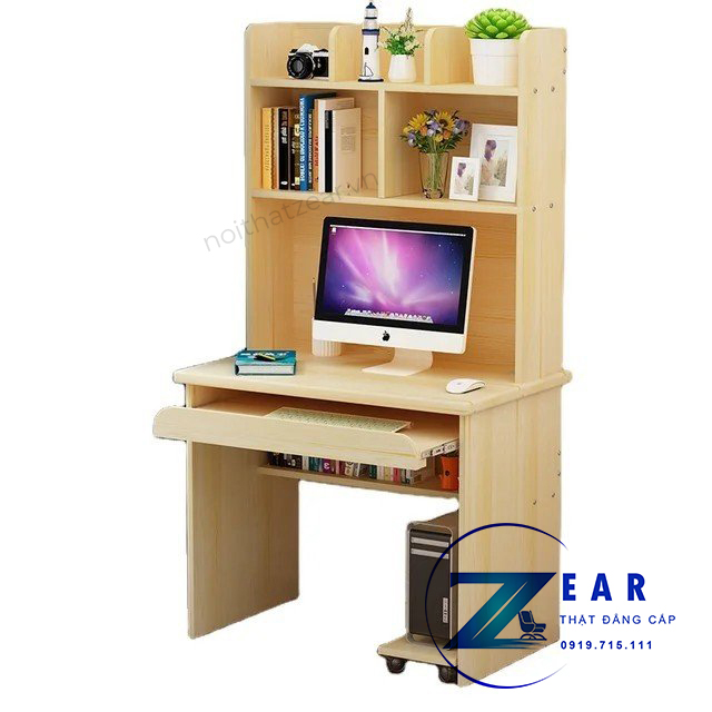 Bàn làm việc có kệ sách Home 10