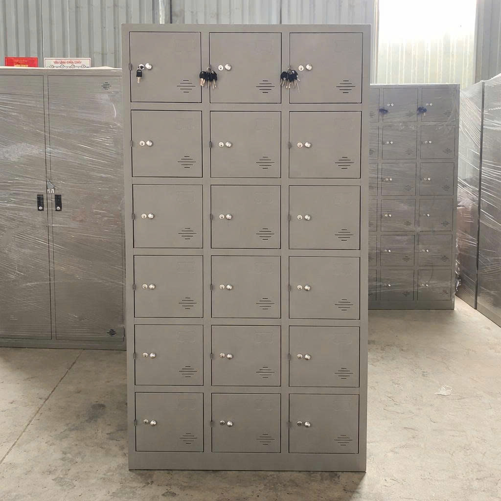 Tủ sắt văn phòng 18 ngăn LK18