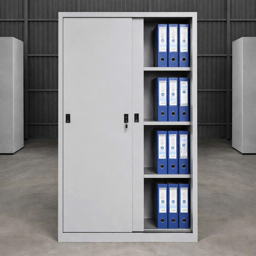 Tủ hồ sơ 2 cánh sắt lùa TS02L