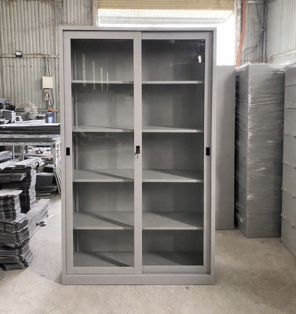 Tủ hồ sơ 2 cánh kính lùa TS01KL