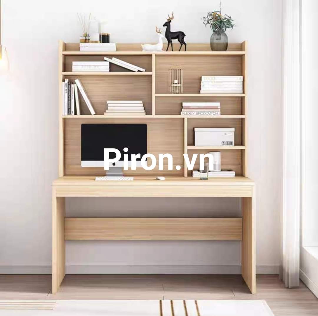 Bàn làm việc có kệ sách Home18