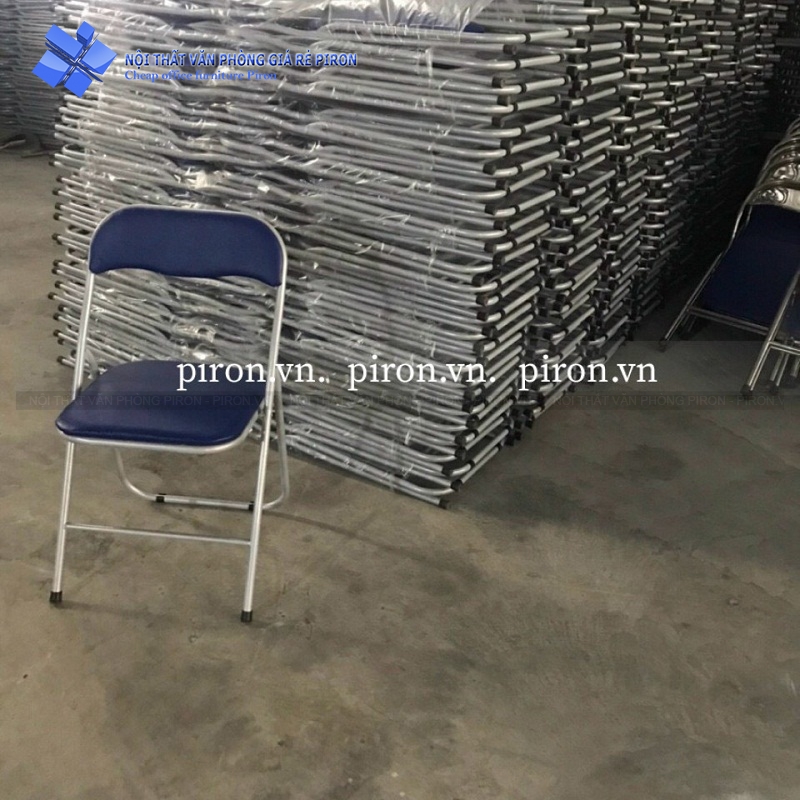 Ghế gấp lưng ngắn chân sắt G135