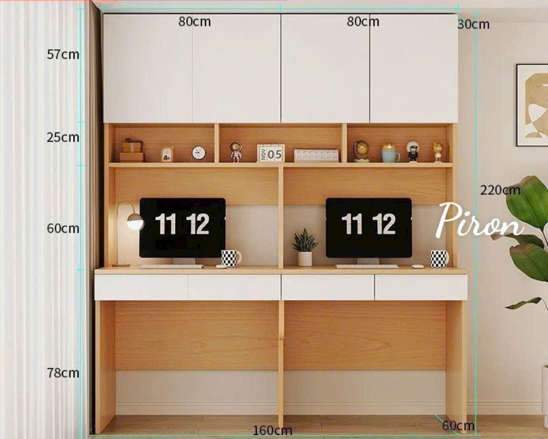 Bàn làm việc có kệ Home69-16