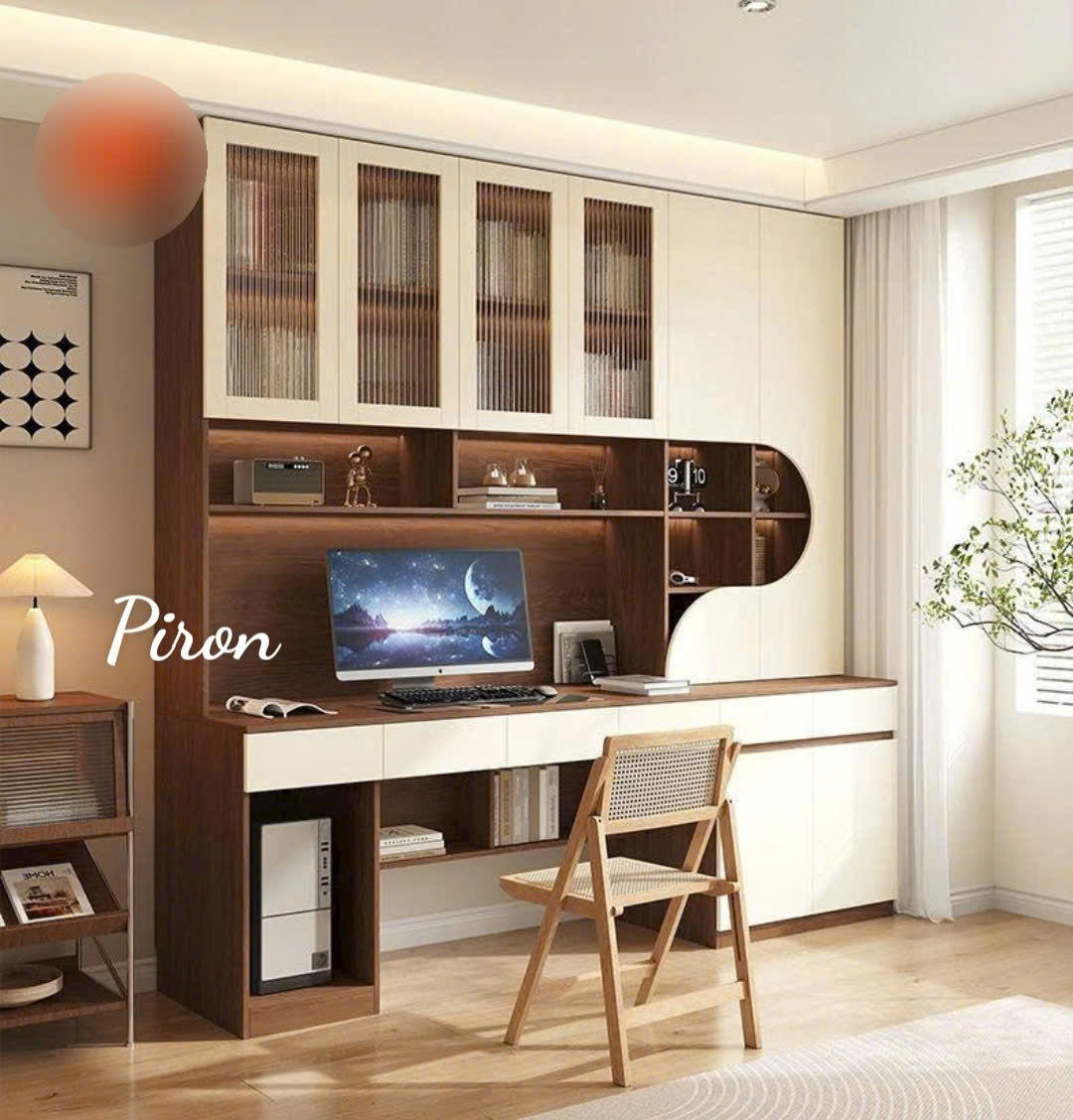 Bàn làm việc có kệ  Home77