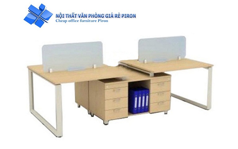 Cụm bàn làm việc 4 chỗ ngồi CB4-2
