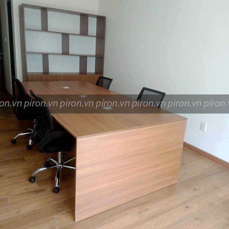 Bàn họp chân gỗ BHG1