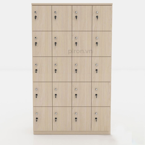 Tủ locker gỗ 20 ngăn LKG20