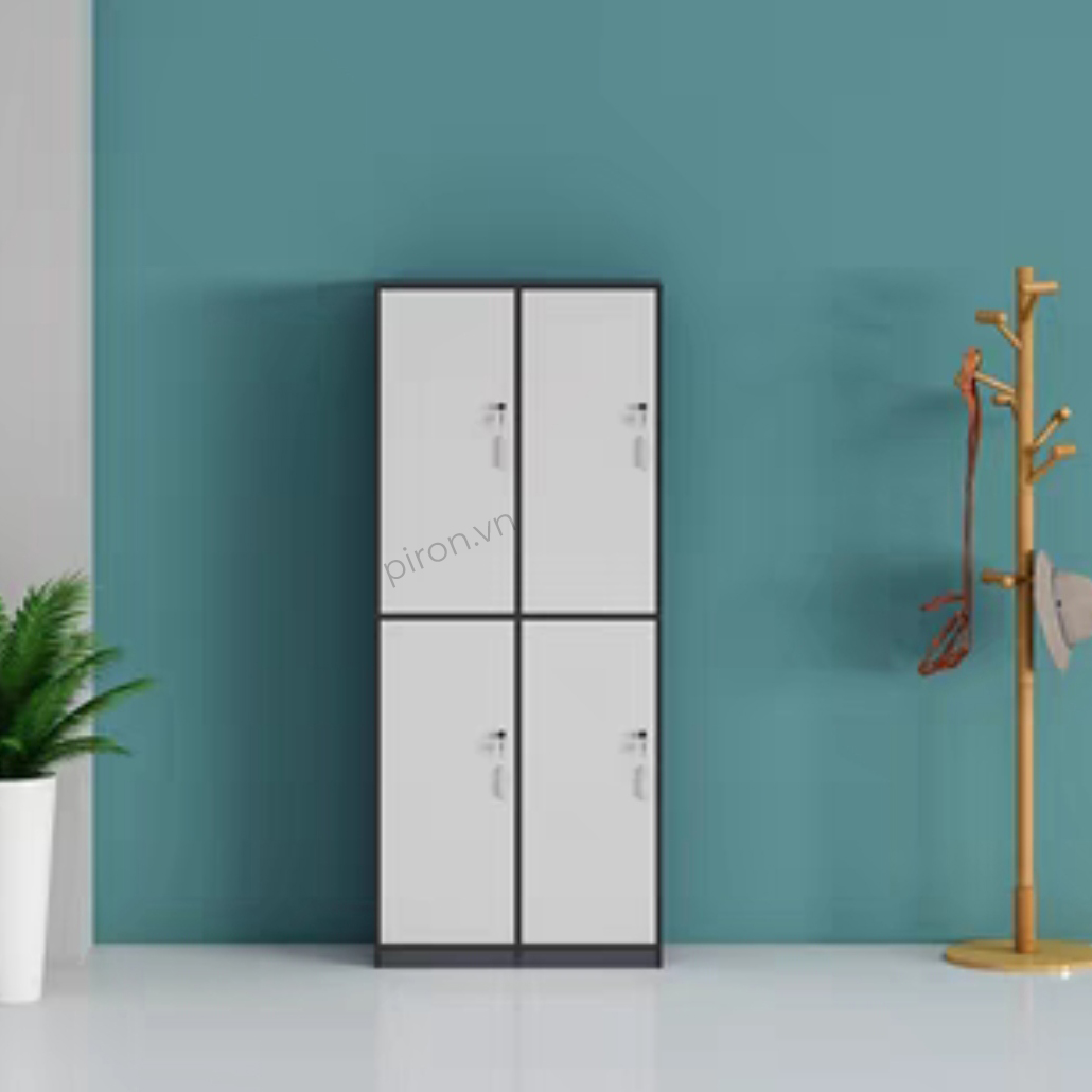 Tủ locker gỗ 4 ngăn LKG4