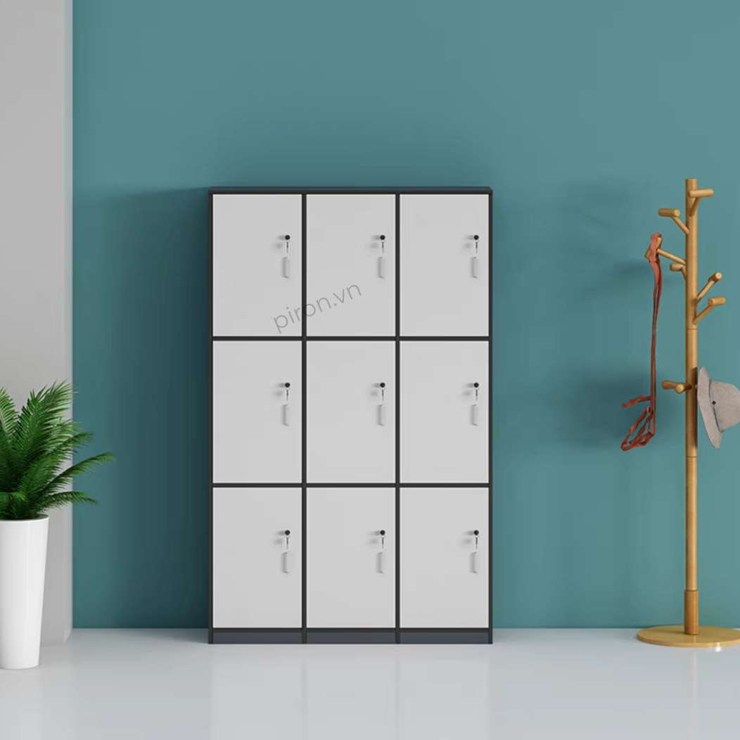 Tủ locker gỗ 9 ngăn LKG9