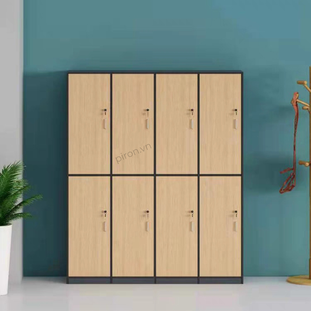 Tủ locker gỗ 8 ngăn LKG8